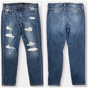 Joe's Kency Distressed Slim Crop Jeans Size 26
